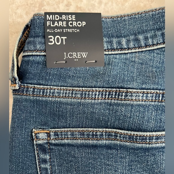 J.Crew Mid rise flare crop jean - Picture 5 of 10